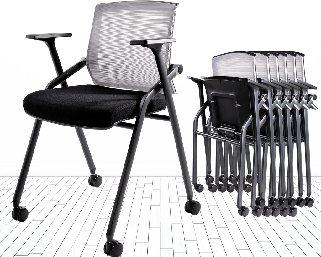 BLANEDUO Conference Room Chairs, Folding Office Desk Chair