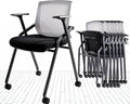 BLANEDUO Conference Room Chairs, Folding Office Desk Chair