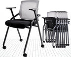 BLANEDUO Conference Room Chairs, Folding Office Desk Chair