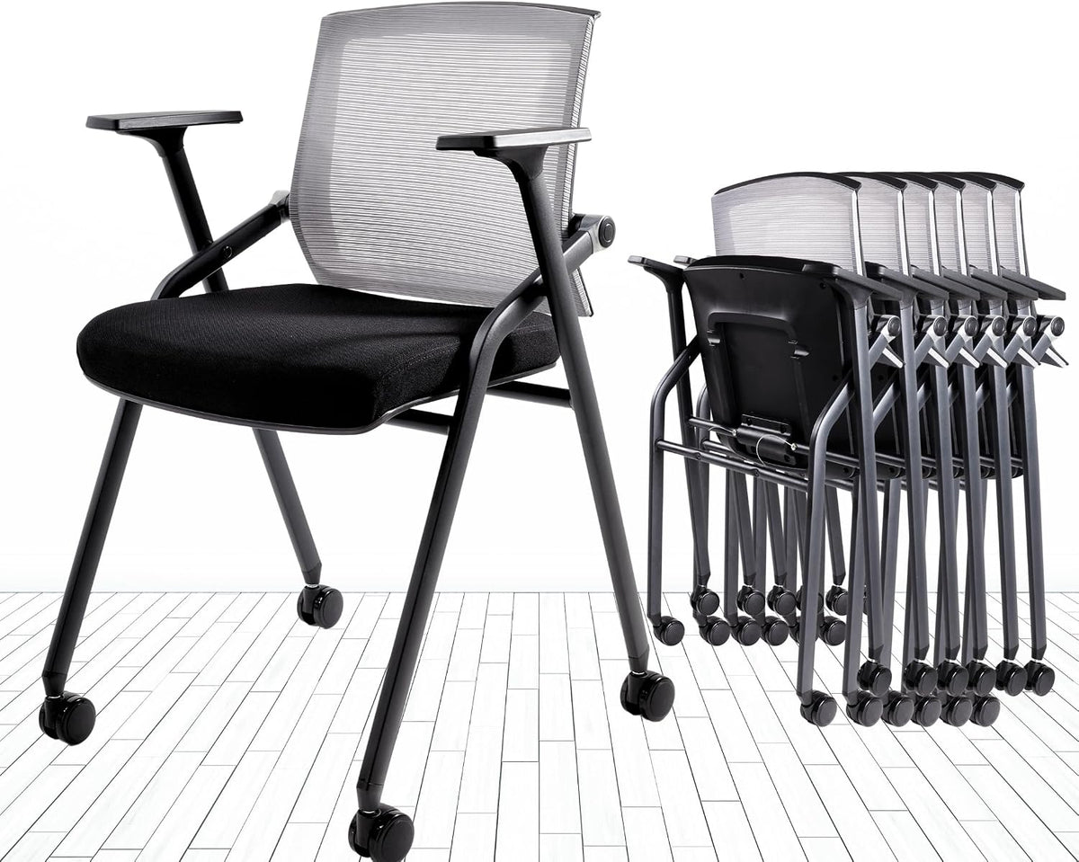 BLANEDUO Conference Room Chairs, Folding Office Desk Chair