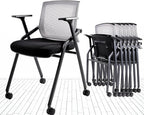 BLANEDUO Conference Room Chairs, Folding Office Desk Chair by BLANEDUO