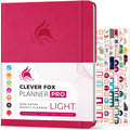 Clever Fox Planner PRO Light – Weekly & Monthly Life Planner to Increase
