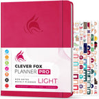 Clever Fox Planner PRO Light – Weekly & Monthly Life Planner to Increase