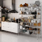 Regal Altair 21" Deep x 54" Wide x 74" Height Wire Shelving Kit | 8-Tier | NSF - Image 2