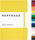 PAPERAGE Blank Journal Notebook, 160 Pages, Medium 5.6 in x 8 in by PAPERAGE