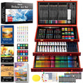 ibayam art supplies, 195-pack deluxe drawing painting kit, main product view