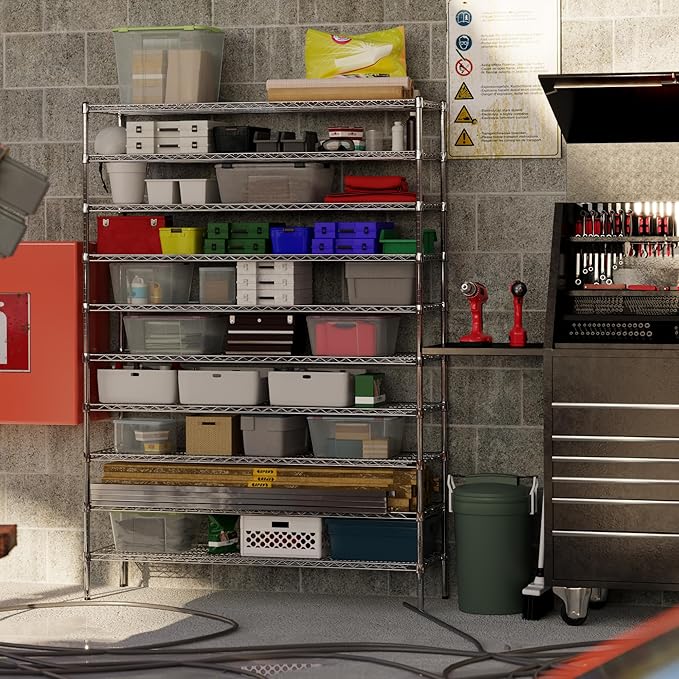 Regal Altair 18" Deep x 60" Wide x 86" Height Wire Shelving Kit | 10-Tier | NSF - Image 5