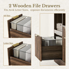 3 drawer file cabinet, fluted wood lateral filing, package contents