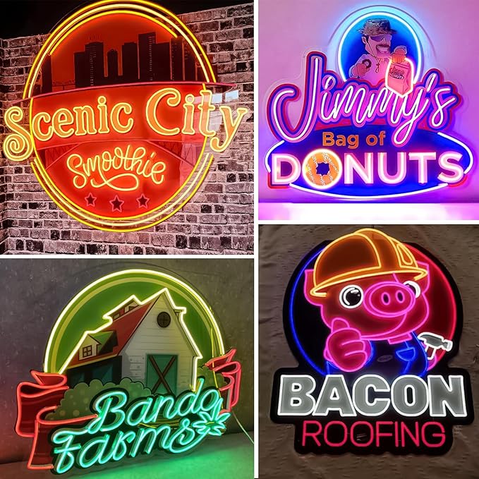 CIONAOR Custom Neon Sign, Custom LED Neon Sign Customizable - Image 5
