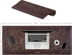 Node Leather Calfskin Leather Desk Pad – Executive Office Desk Mat - Image 5