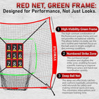 7x7ft Baseball & Softball Practice Net - Image 4
