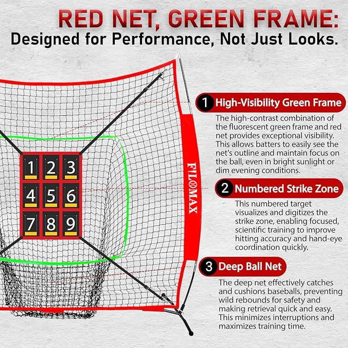 7x7ft Baseball & Softball Practice Net - Image 4