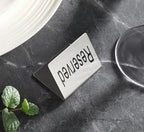 New Star Foodservice Stainless Steel Table Tent Sign - Image 5