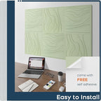 BUBOS 6 Pack Large Acoustic Panels, Total Size 24 x 24Inches Soundproof Wall - Image 8