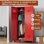 SUPEER 2 Doors Metal Storage Locker - Image 6