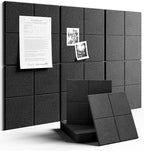 Fluxynara Large Felt Bulletin Board 36" x 24"Cork Board Alternative-6 Pack by FLUXYNARA