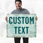 Custom Sign, Custom Street Sign, 11 Font Colors, 13 Font Styles, 4 Hole Options - Image 2