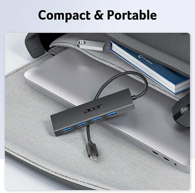 Acer USB C Hub 4 Ports, USBC Splitter - Image 8