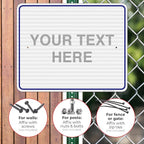 Custom Sign, Personalized Metal Signs, Customize - Image 4