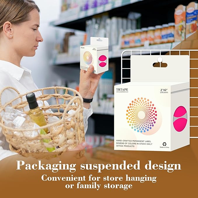 2 Inch Color Coding Round Labels - Image 4
