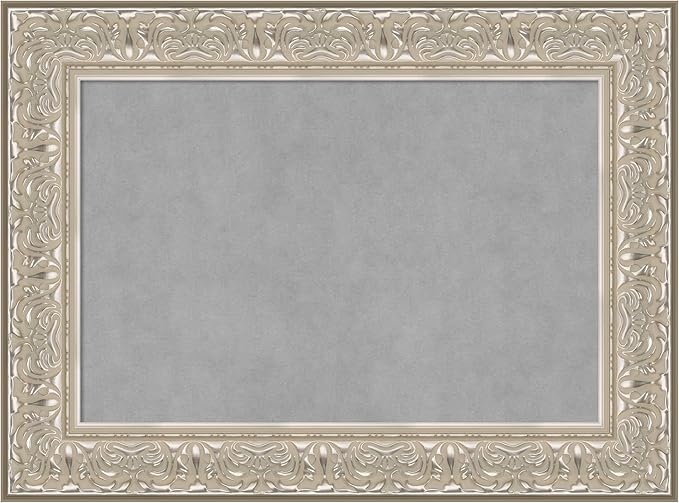 Amanti Art Silver Framed Magnetic Board 23x31 Medium Vision Board by AmantiArt