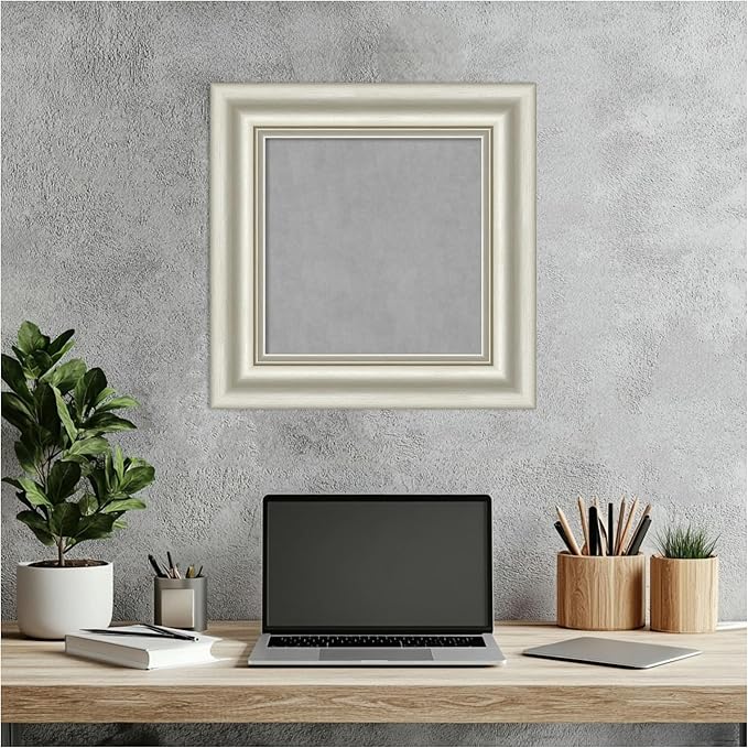 Amanti Art Silver Framed Magnetic Board 18x18 X-Small Vision Board - Image 5