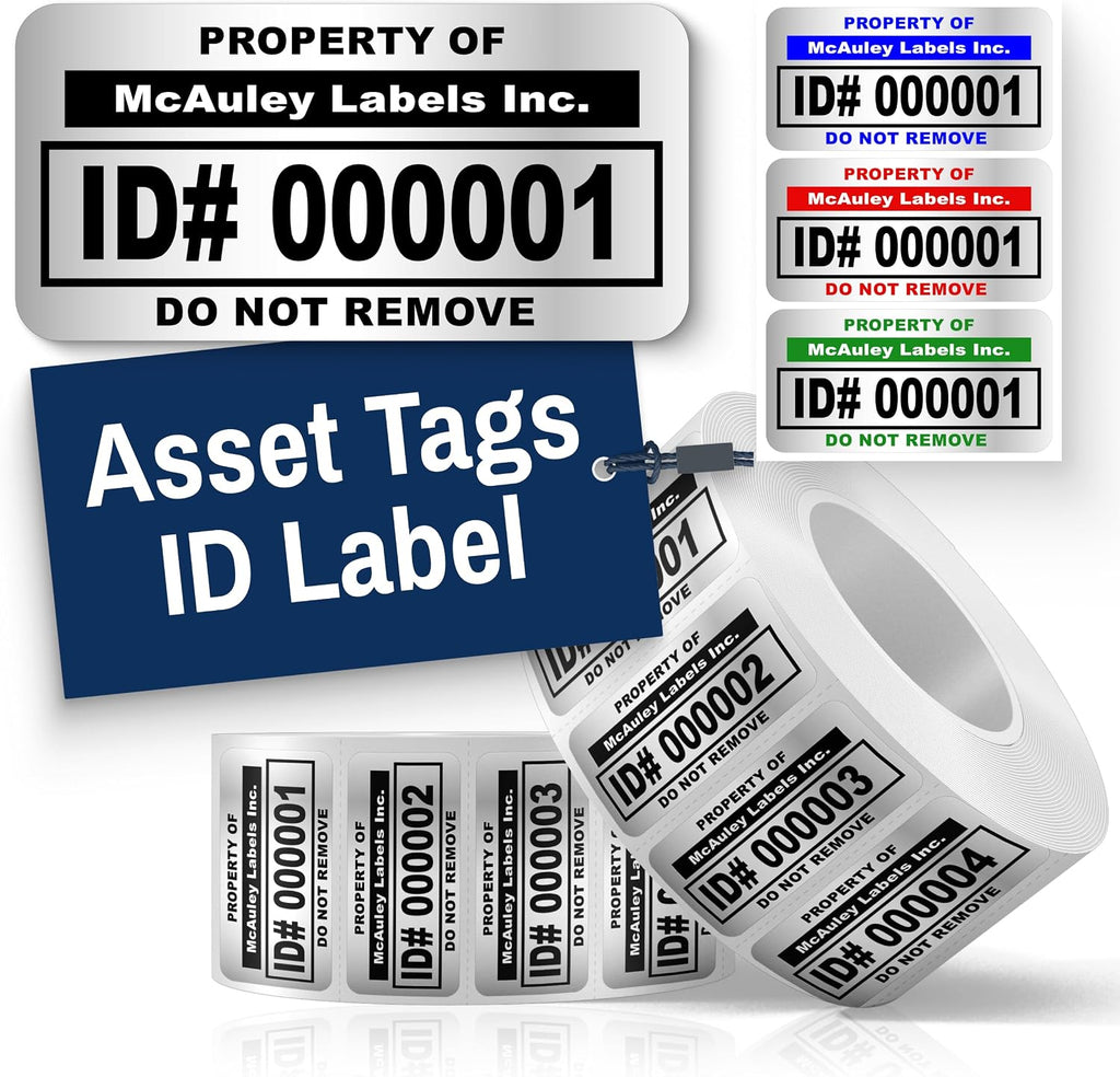 McAuley Labels Custom Asset Tags