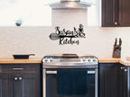 Custom Kitchen Name Sign, Personalized Kitchen Metal Sign, Kitchen Art Wall - Image 4