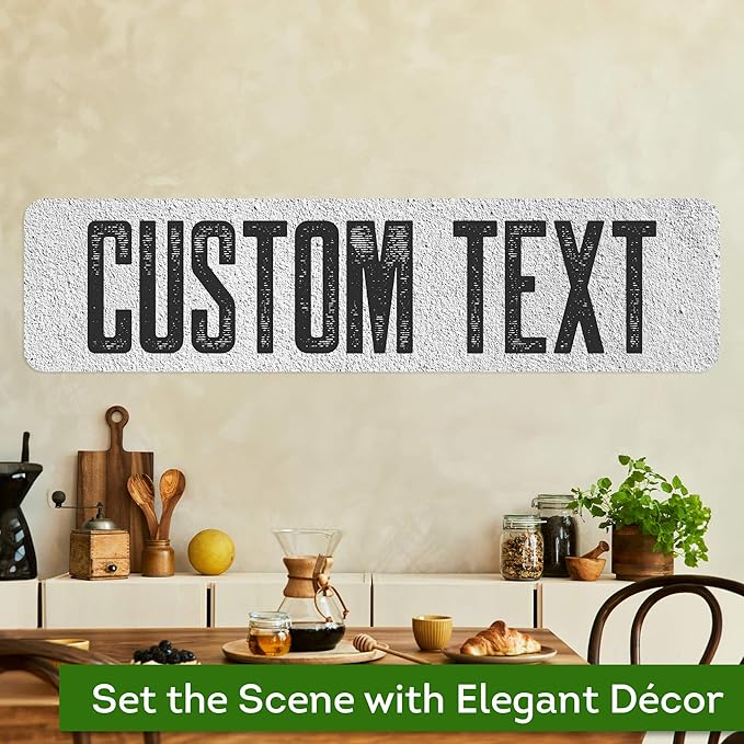Custom Sign, Custom Street Sign, 11 Font Colors, 13 Font Styles, 4 Hole Options - Image 4