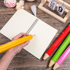 WLLHYF 10 Pcs Wooden Jumbo Pencils - Image 4