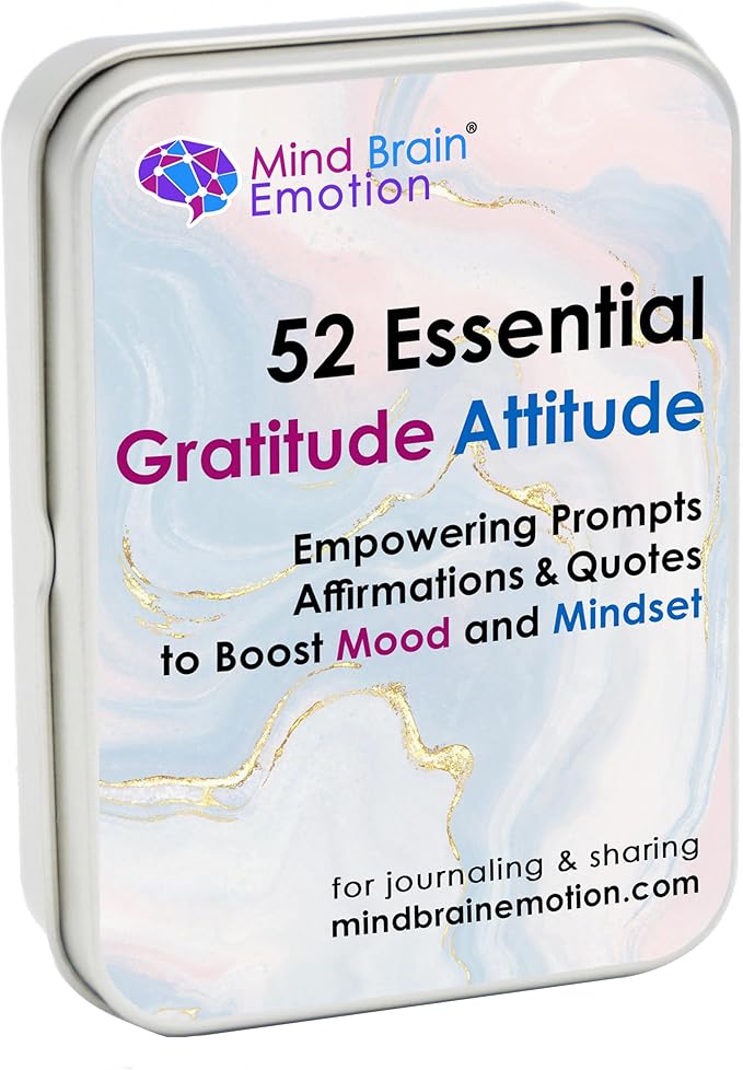 Mind Brain Emotion 52 Essential Gratitude Attitude: Journal & Conversation by MindBrainEmotion