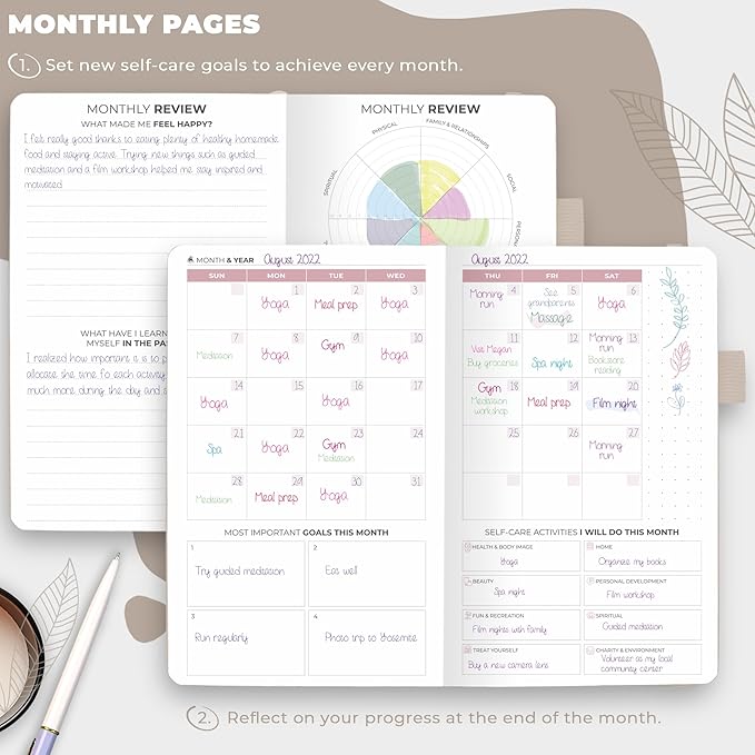 Clever Fox Self-Care Journal Pocket – Daily Reflection Notebook – Mental Health - Image 2
