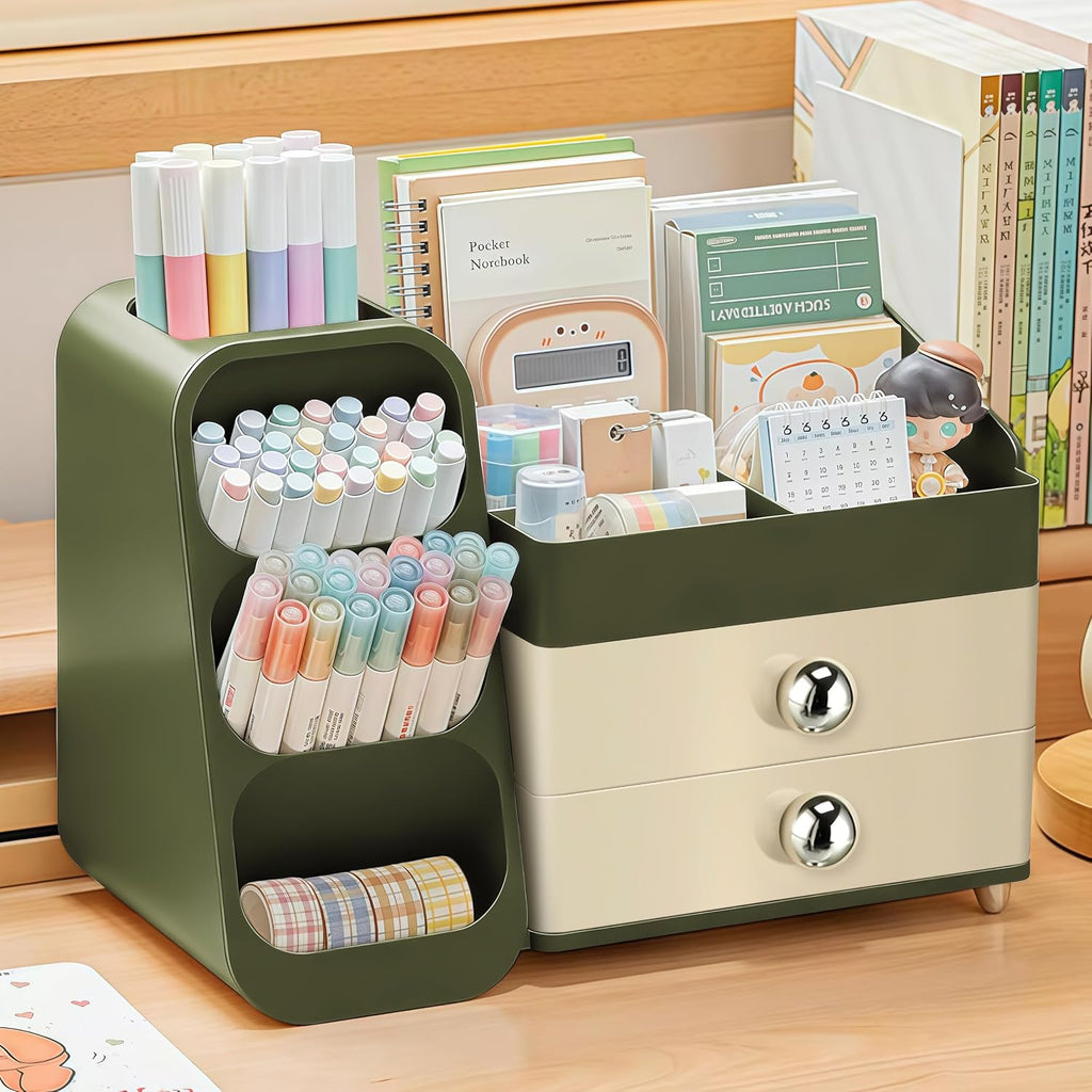 desk organizer with pen pencil holder, pen organizer, view 9