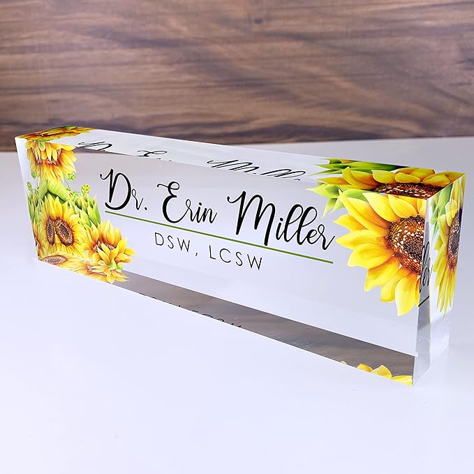 Artblox Office Desk Name Plate Personalized | Custom Name Plates by Artblox