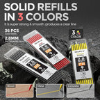 Nicpro 2 Pack Carpenter Pencils - Image 3