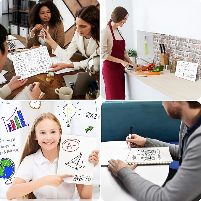 Board Geeks 25 Pack Small White Boards - Image 7