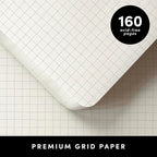 PAPERAGE Graph Paper Journal Notebook, 160 Pages, Medium 5.6 in x 8 in - Image 4