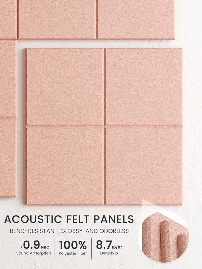 Bumusty Large Cork Board Alternative-36 x24 Felt Bulletin Board Tiles, - Image 3