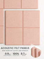 Bumusty Large Cork Board Alternative-36 x24 Felt Bulletin Board Tiles, - Image 3