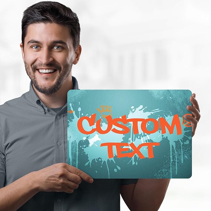 Custom Sign, Custom Street Sign, 11 Font Colors, 13 Font Styles, 4 Hole Options - Image 2