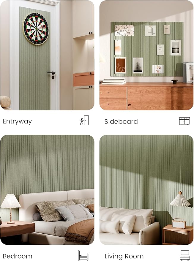 Bumusty Large Cork Board Alternative-47 x35 Felt Bulletin Board Tiles, - Image 5