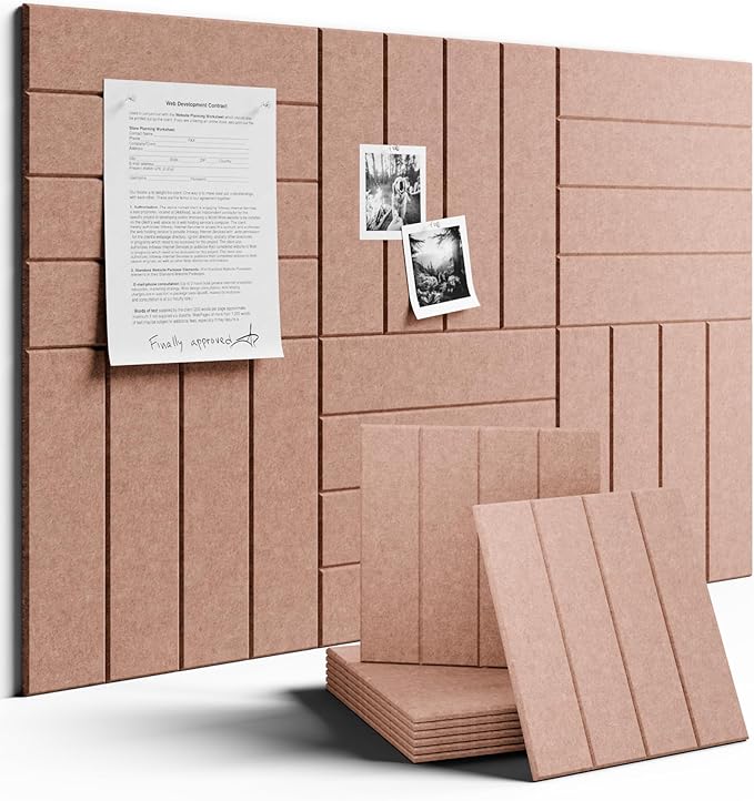 Large Felt Bulletin Board 36"x24" Cork Board Alternative by FLUXYNARA