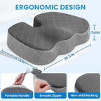 TushGuard Office/Car Seat Cushion, Non-Slip Sciatica & Back Coccyx Tailbone - Image 2