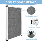 Nisorpa 3+1 Panel Trade Show Presentation Board 70.8 x 35.4 in Desktop Tri Fold - Image 4