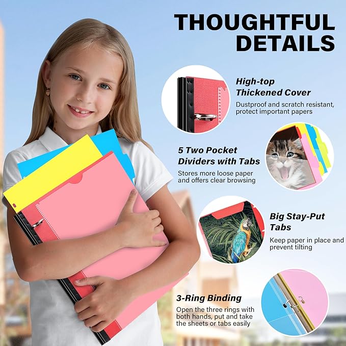 WOT I Telescoping Project Organizer, Refillable Binder - Image 4