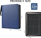 GEAoffice Top Loader Binder Holds 324 Cards, Side Loading 9 Pocket Card Binder - Image 4