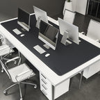 CENNBIE Leather Desk Mat Protector, XXL 74.8" x 31.4" Extra Large Leather - Image 5