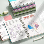 EMSHOI Spiral Dotted Notebook, Dot Grid Journal, 5.7"x8.22" A5 Size, 300 - Image 6
