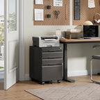 Bestoo 3-Drawer Mobile File Cabinet - Image 2