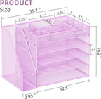 Marbrasse 5-Tier Desk Organizer - Image 2